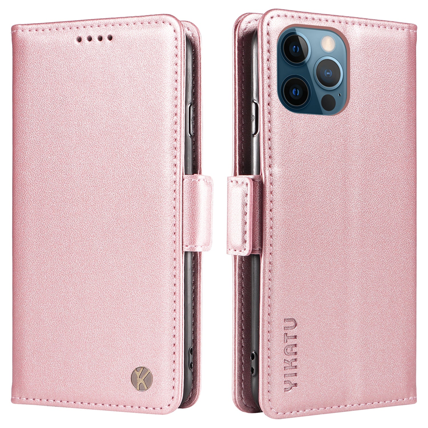 YIKATU YK-003 Phone Shell for iPhone 12 Pro Max 6.7 inch Wallet Phone Case Leather Flip Cover YIKATU YK-003 Phone Shell for iPhone 12 Pro Max 6.7 inch Wallet Phone Case Leather Flip Cover